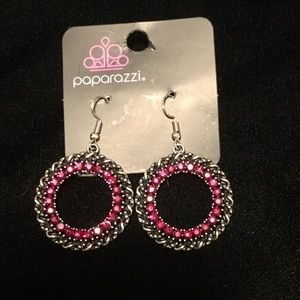 🆕 Red Glitter Earrings